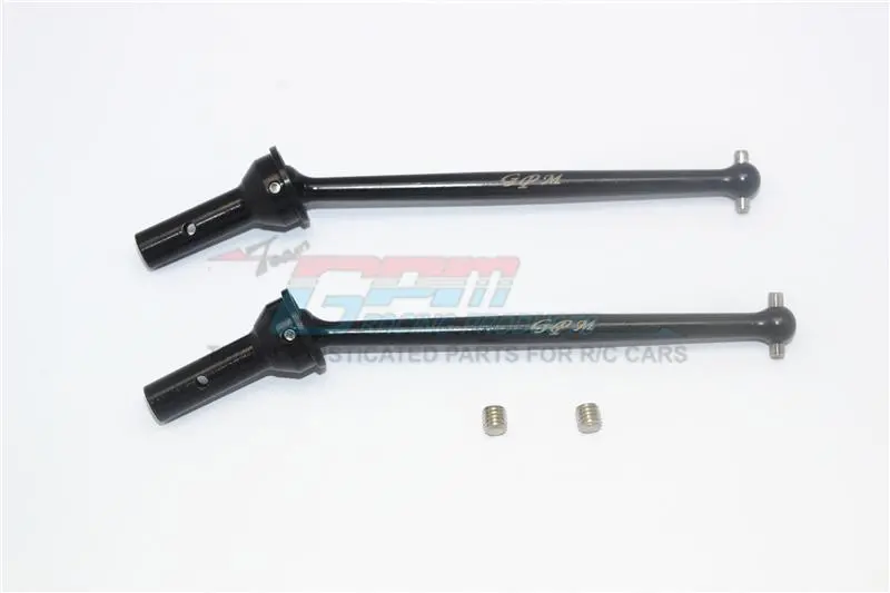 Arrma Infraction / Limitless / Typhon Harden Steel #45 Front Cvd Drive Shaft - 1Pr Set Black 1