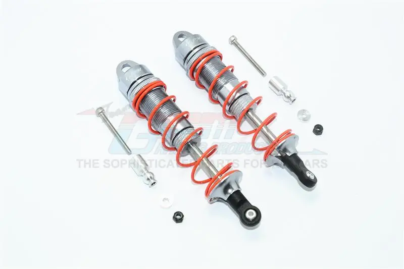 Arrma Kraton 6S Blx (Ar106005/106015/106018) Aluminum Front Adjustable Dampers 110Mm - 1Pr Set Gray Silver 1