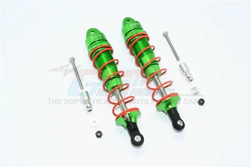 Arrma Kraton 6S Blx (Ar106005/106015/106018) Aluminum Front Adjustable Dampers 110Mm - 1Pr Set Green 1