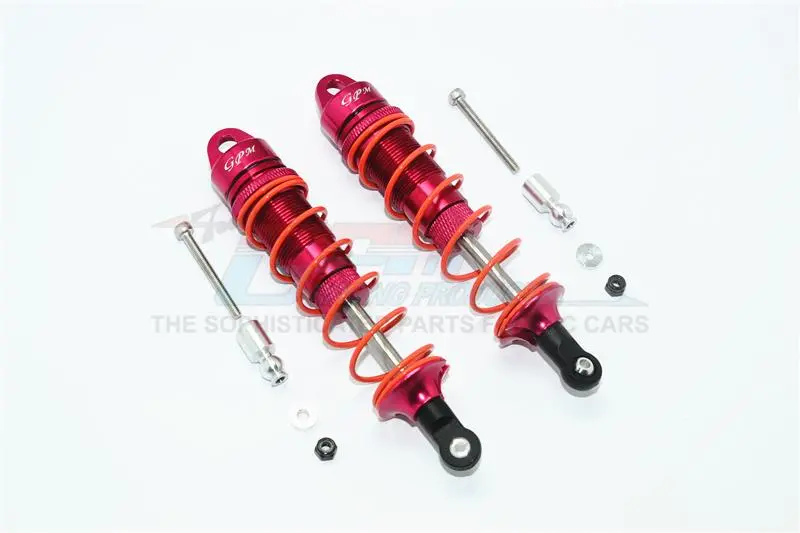 Arrma Kraton 6S Blx (Ar106005/106015/106018) Aluminum Front Adjustable Dampers 110Mm - 1Pr Set Red 1