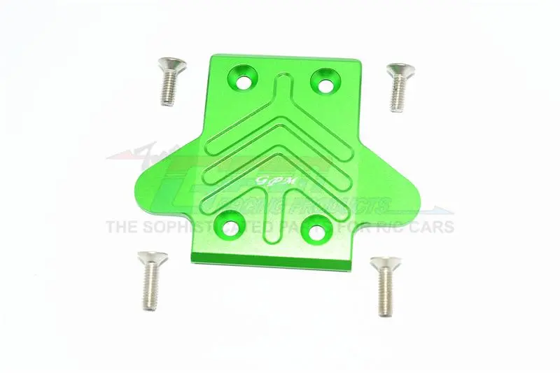 Arrma Kraton 6S Blx (Ar106005/106015/106018) Aluminum Front Chassis Protection Plate - 1Pc Set Green 1