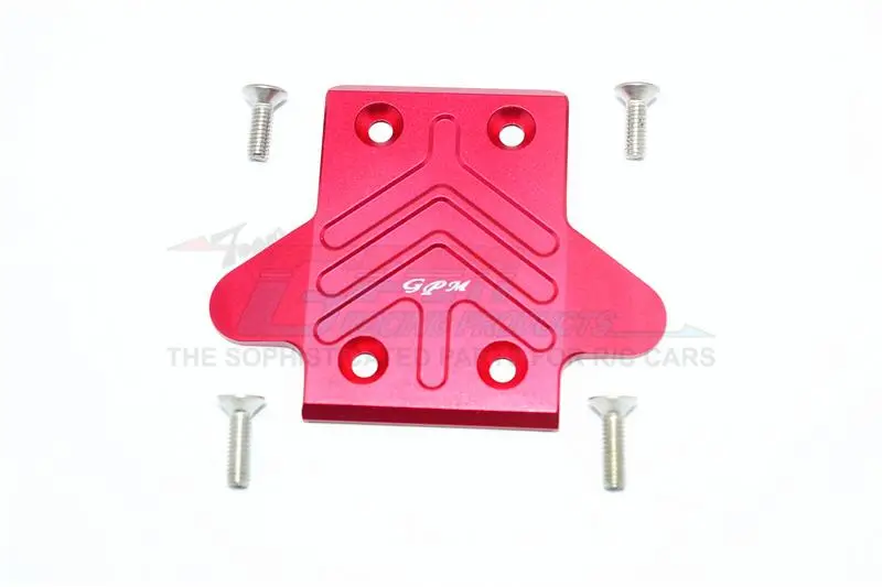 Arrma Kraton 6S Blx (Ar106005/106015/106018) Aluminum Front Chassis Protection Plate - 1Pc Set Red 1