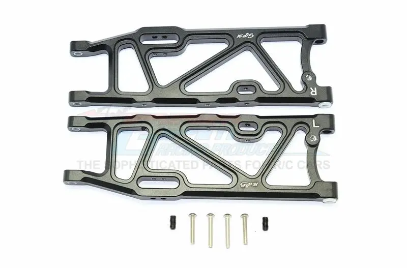 Arrma Kraton / Outcast / Notorious 6S Blx Aluminum Rear Lower Arms - 1Pr Set Black 1