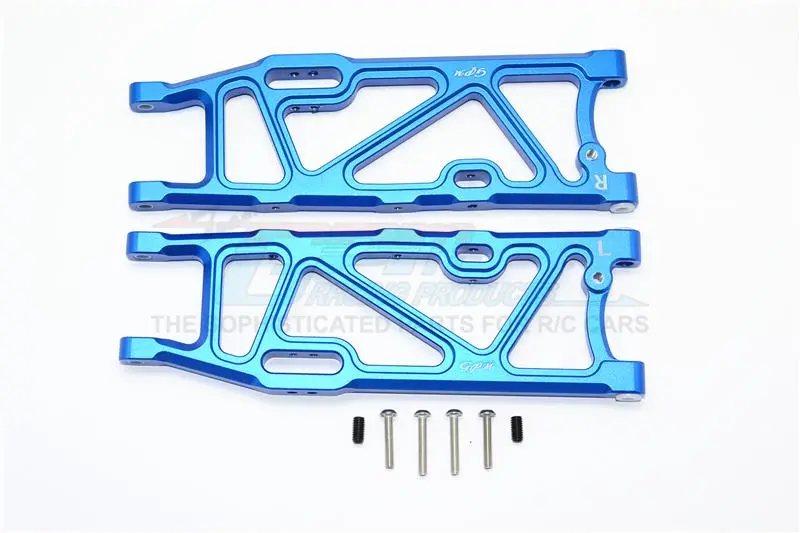 Arrma Kraton / Outcast / Notorious 6S Blx Aluminum Rear Lower Arms - 1Pr Set Blue 1