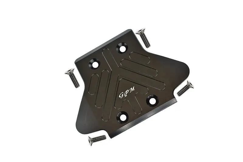 Arrma Kraton / Outcast / Notorious / Senton 6S Blx Aluminum Rear Chassis Protection Plate - 1Pc Set Black 1