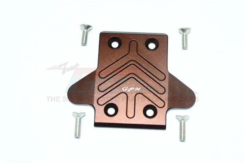 Arrma Kraton / Outcast / Notorious / Senton 6S Blx Aluminum Rear Chassis Protection Plate - 1Pc Set Brown 1