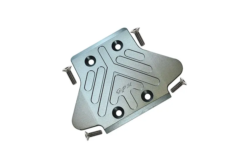 Arrma Kraton / Outcast / Notorious / Senton 6S Blx Aluminum Rear Chassis Protection Plate - 1Pc Set Gray Silver 1