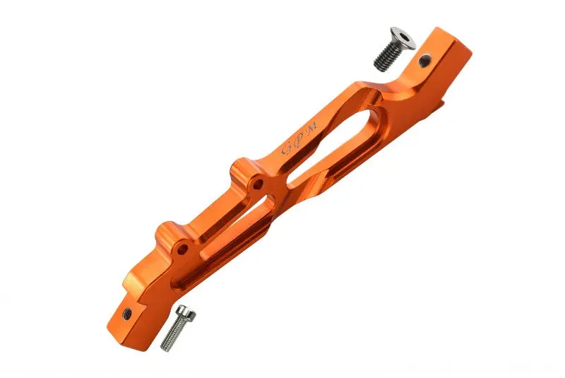 Arrma Limitless / Infraction Aluminum Front Chassis Brace - 1Pc Set Orange 1