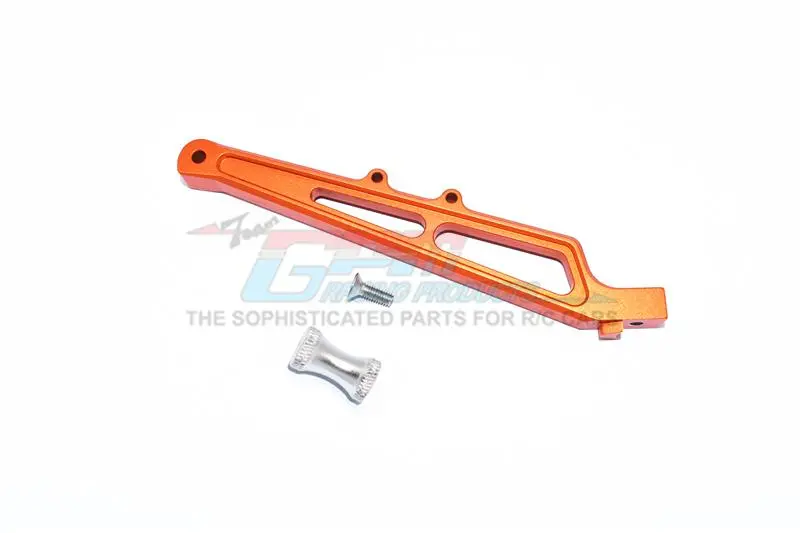 Arrma Limitless / Infraction Aluminum Rear Chassis Brace&Collar - 1Pc Set Orange 1