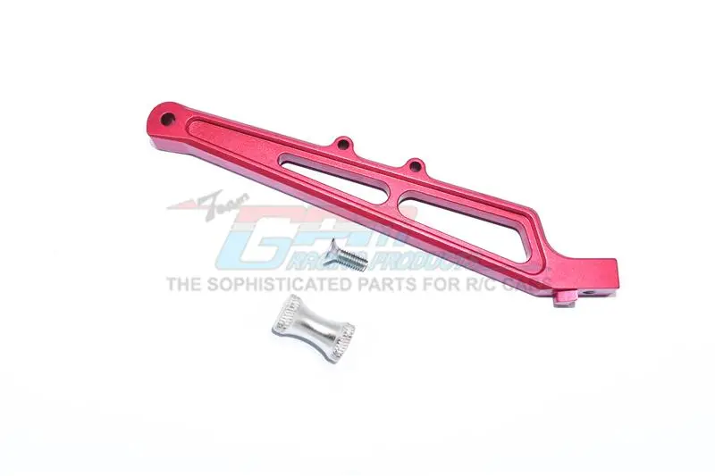 Arrma Limitless / Infraction Aluminum Rear Chassis Brace&Collar - 1Pc Set Red 1