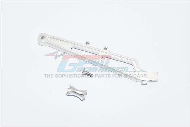 Arrma Limitless / Infraction Aluminum Rear Chassis Brace&Collar - 1Pc Set Silver 1