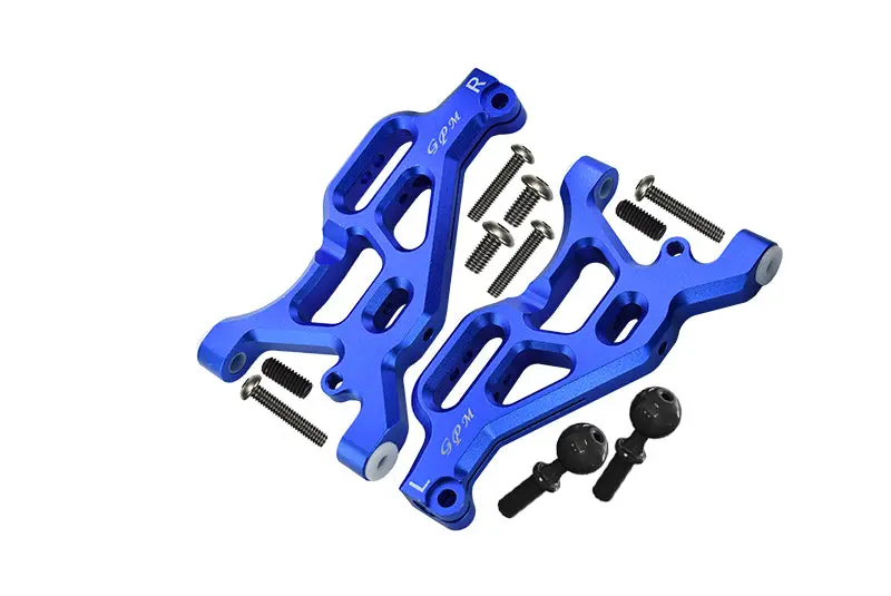 Arrma Limitless / Infraction / Typhon Aluminum Front Lower Arms - 2Pc Set Blue 1