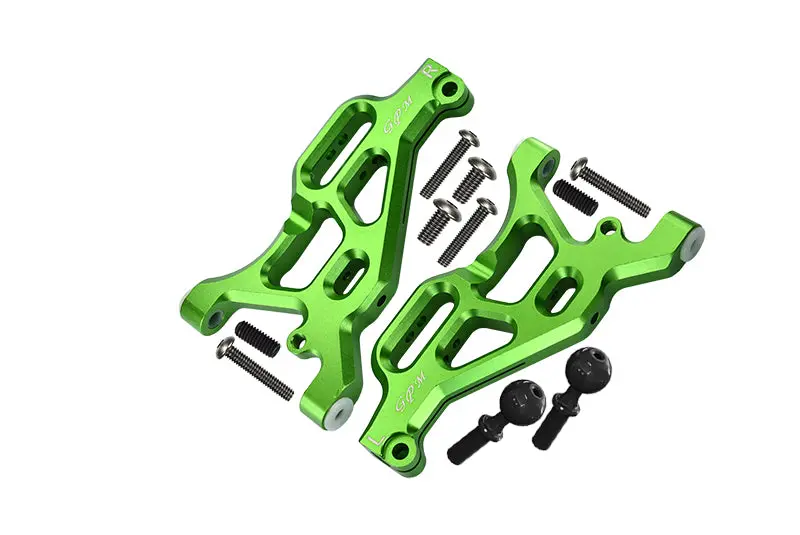 Arrma Limitless / Infraction / Typhon Aluminum Front Lower Arms - 2Pc Set Green 1