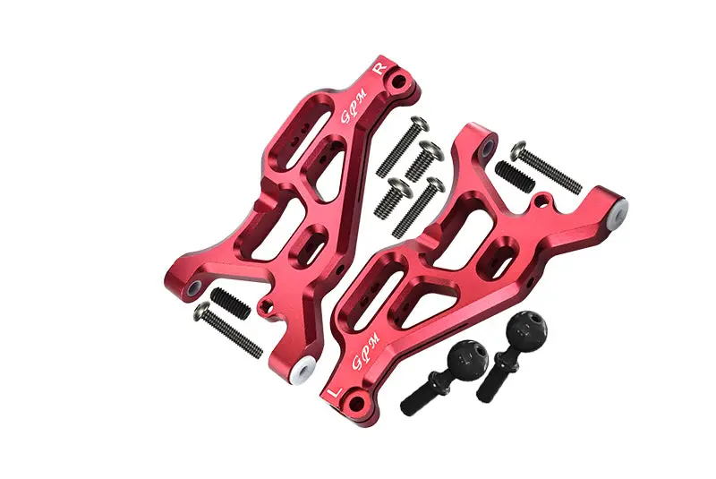 Arrma Limitless / Infraction / Typhon Aluminum Front Lower Arms - 2Pc Set Red 1