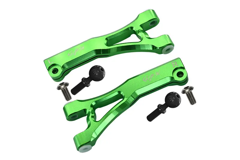 Arrma Limitless / Infraction / Typhon Aluminum Front Upper Arms - 2Pc Set Green 1
