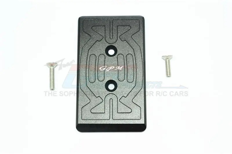 Arrma Nero 6S Blx (Ar106009, Ar106011) & Fazon 6S Blx (Ar106020) Aluminum Front Chassis Protection Plate - 1Pc Set Black 1