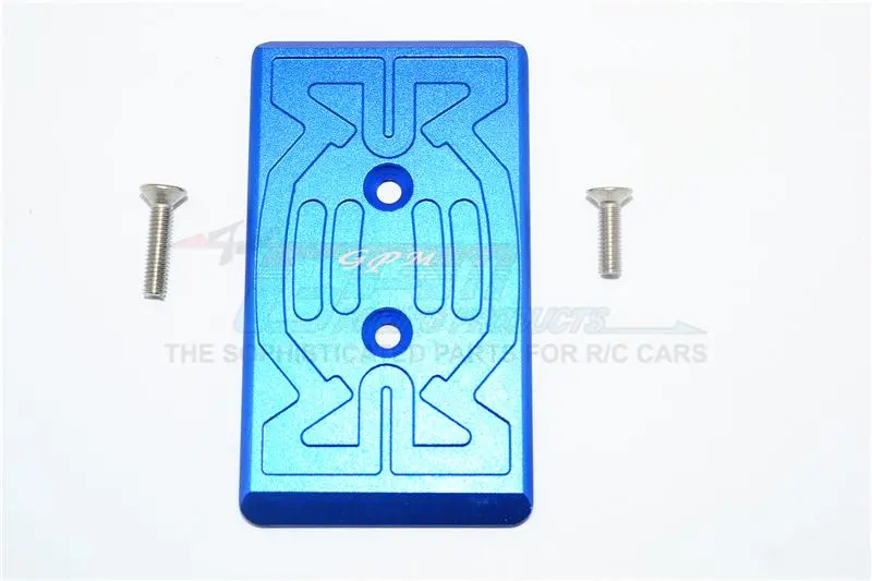 Arrma Nero 6S Blx (Ar106009, Ar106011) & Fazon 6S Blx (Ar106020) Aluminum Front Chassis Protection Plate - 1Pc Set Blue 1