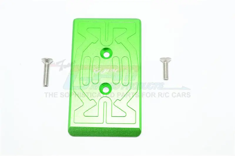 Arrma Nero 6S Blx (Ar106009, Ar106011) & Fazon 6S Blx (Ar106020) Aluminum Front Chassis Protection Plate - 1Pc Set Green 1