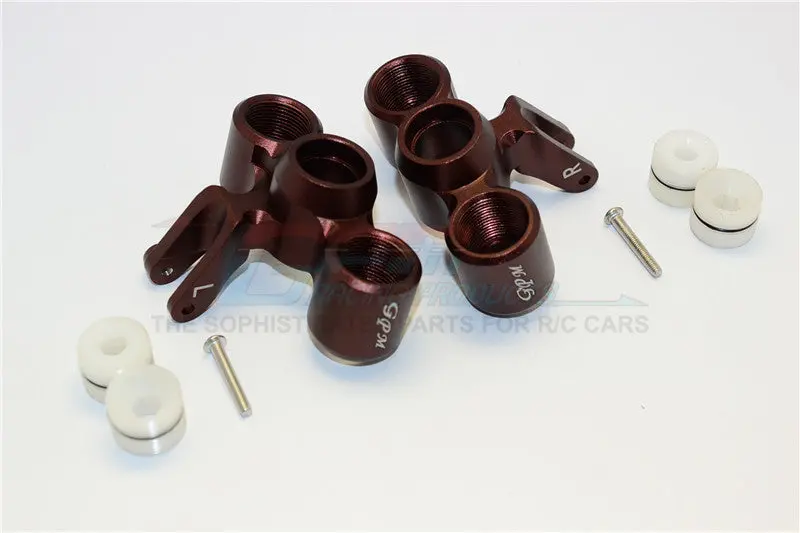 Arrma Nero 6S Blx (Ar106009, Ar106011) & Fazon 6S Blx (Ar106020) Aluminum Front Knuckle Arms - 1Pr Set Brown 1