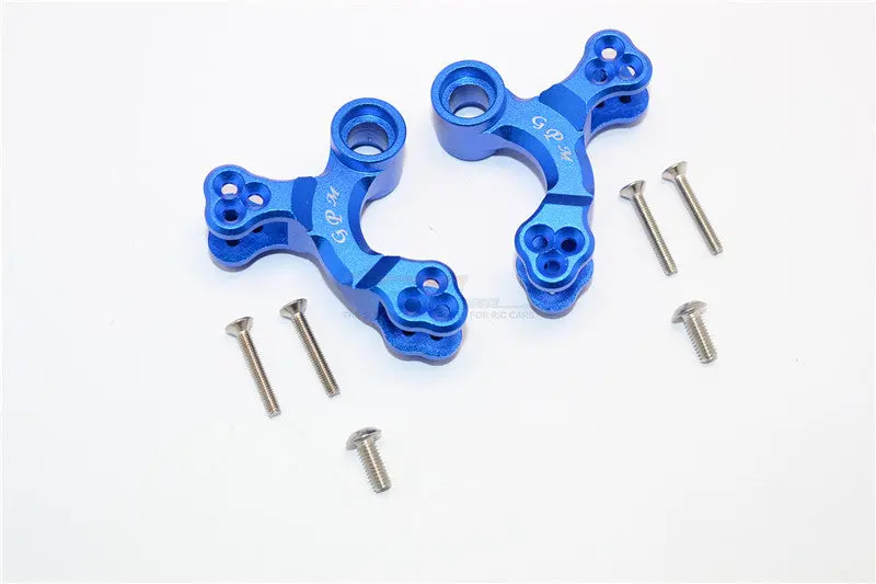 Arrma Nero 6S Blx (Ar106009, Ar106011) & Fazon 6S Blx (Ar106020) Aluminum Front Or Rear Dampers And Tie Rod Connector - 1Pr Blue 1