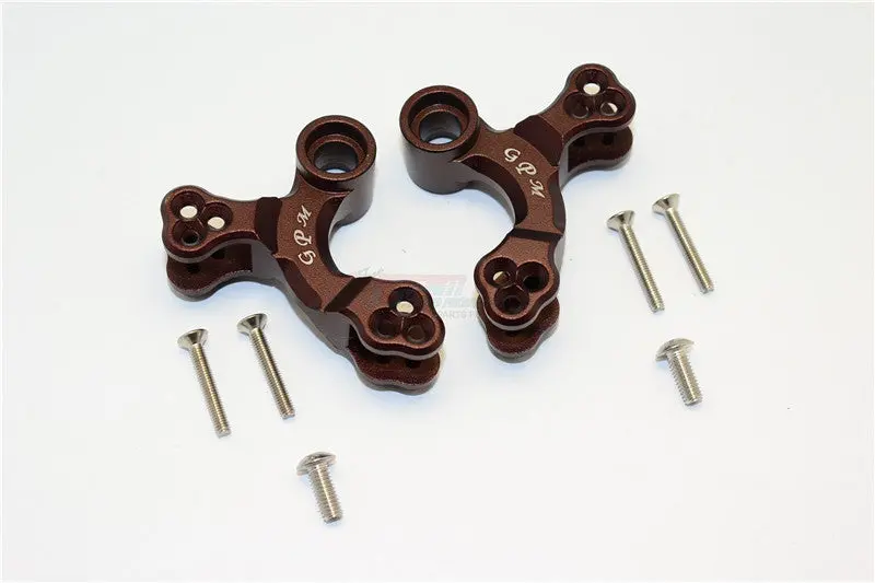 Arrma Nero 6S Blx (Ar106009, Ar106011) & Fazon 6S Blx (Ar106020) Aluminum Front Or Rear Dampers And Tie Rod Connector - 1Pr Brown 1