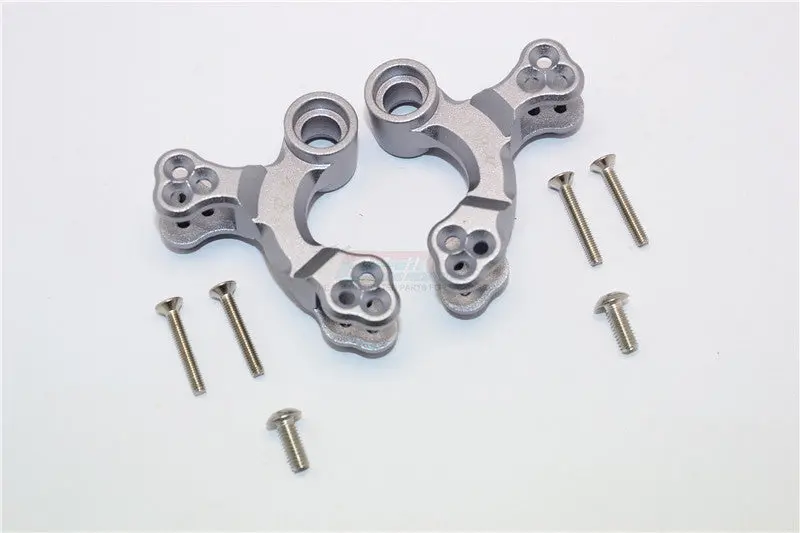 Arrma Nero 6S Blx (Ar106009, Ar106011) & Fazon 6S Blx (Ar106020) Aluminum Front Or Rear Dampers And Tie Rod Connector - 1Pr Gray Silver 1