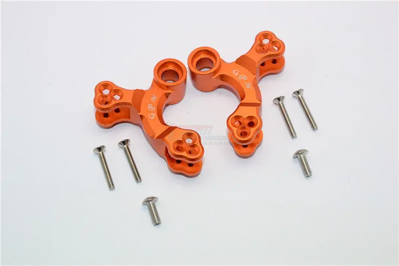 Arrma Nero 6S Blx (Ar106009, Ar106011) & Fazon 6S Blx (Ar106020) Aluminum Front Or Rear Dampers And Tie Rod Connector - 1Pr Orange 1