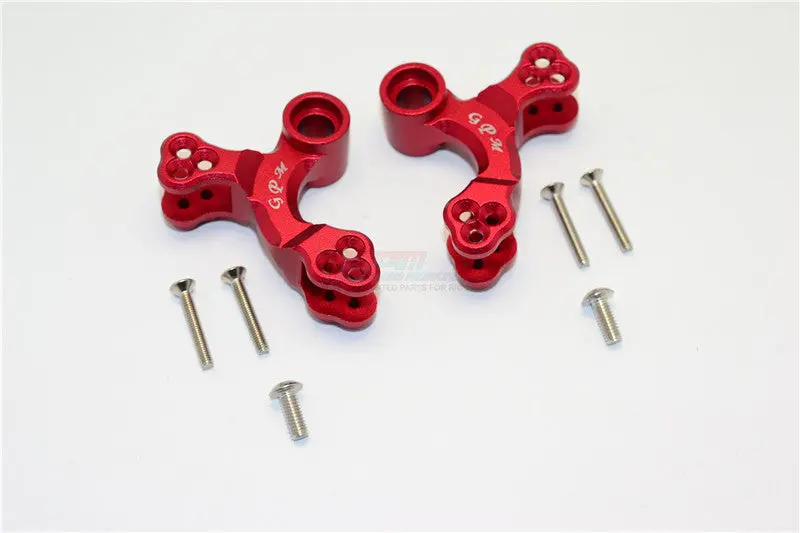 Arrma Nero 6S Blx (Ar106009, Ar106011) & Fazon 6S Blx (Ar106020) Aluminum Front Or Rear Dampers And Tie Rod Connector - 1Pr Red 1