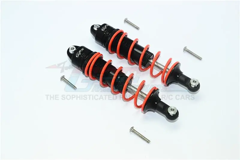 Arrma Nero 6S Blx (Ar106009, Ar106011) & Fazon 6S Blx (Ar106020) Aluminum Front/Rear Adjustable Dampers 110Mm - 1Pr Set Black 1