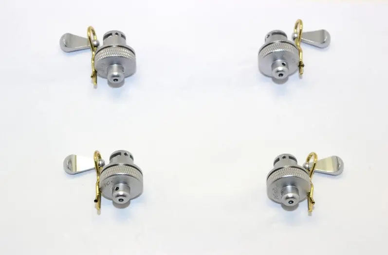 Arrma Nero 6S Blx (Ar106009, Ar106011) & Fazon 6S Blx (Ar106020) Aluminum Front & Rear Magnetic Body Mount - 1 Set Gray Silver 1