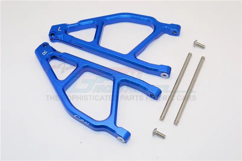 Arrma Nero 6S Blx (Ar106009, Ar106011) & Fazon 6S Blx (Ar106020) Aluminum Front Upper Arms - 1Pr Blue 1