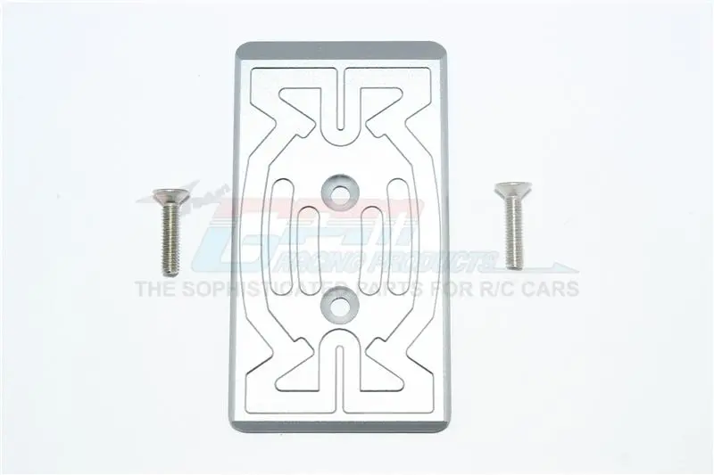 Arrma Nero 6S Blx (Ar106009, Ar106011) & Fazon 6S Blx (Ar106020) Aluminum Rear Chassis Protection Plate - 1Pc Set Gray Silver 1