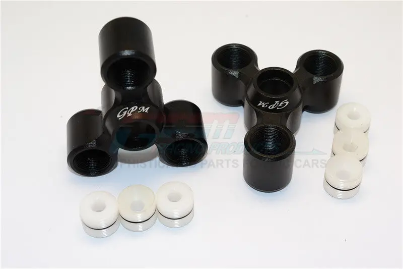 Arrma Nero 6S Blx (Ar106009, Ar106011) & Fazon 6S Blx (Ar106020) Aluminum Rear Knuckle Arms - 1Pr Set Black 1