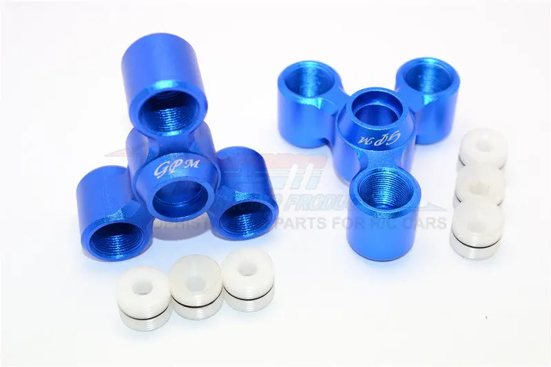 Arrma Nero 6S Blx (Ar106009, Ar106011) & Fazon 6S Blx (Ar106020) Aluminum Rear Knuckle Arms - 1Pr Set Blue 1