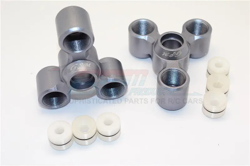 Arrma Nero 6S Blx (Ar106009, Ar106011) & Fazon 6S Blx (Ar106020) Aluminum Rear Knuckle Arms - 1Pr Set Gray Silver 1