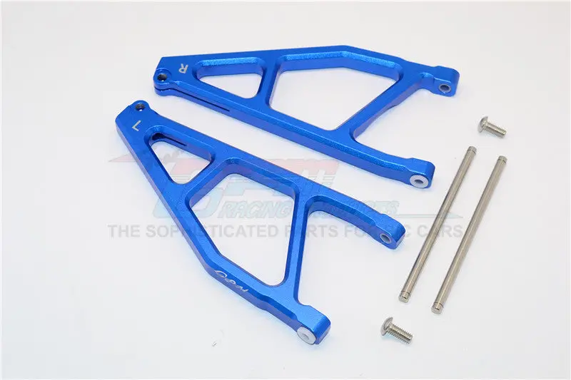 Arrma Nero 6S Blx (Ar106009, Ar106011) & Fazon 6S Blx (Ar106020) Aluminum Rear Upper Arms -1Pr Blue 1