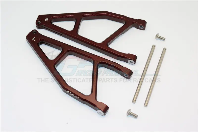 Arrma Nero 6S Blx (Ar106009, Ar106011) & Fazon 6S Blx (Ar106020) Aluminum Rear Upper Arms -1Pr Brown 1