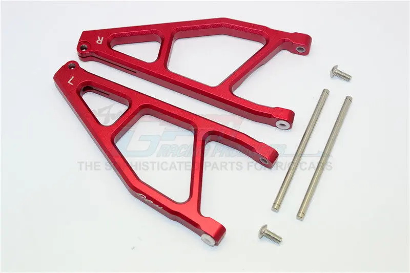 Arrma Nero 6S Blx (Ar106009, Ar106011) & Fazon 6S Blx (Ar106020) Aluminum Rear Upper Arms -1Pr Red 1