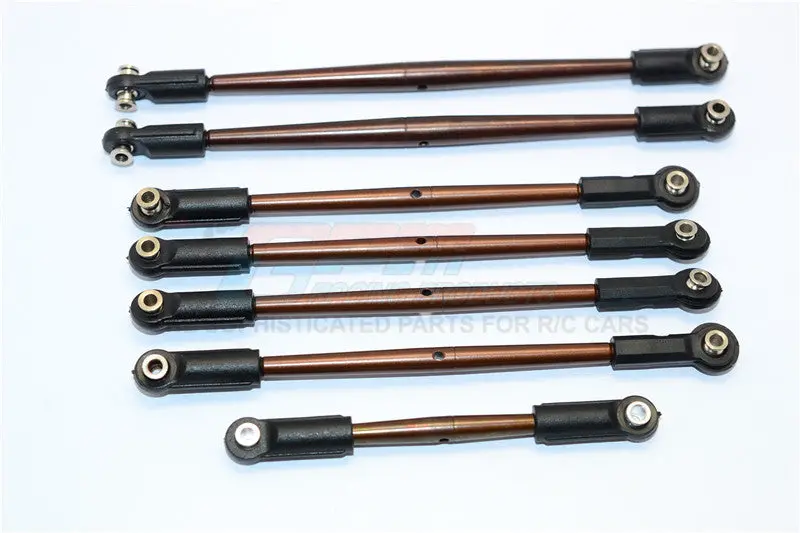 Arrma Nero 6S Blx (Ar106009, Ar106011) & Fazon 6S Blx (Ar106020) Spring Steel Tie Rods - 7Pcs Set 1