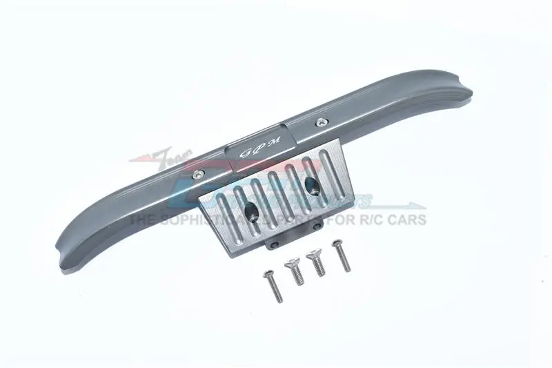 Arrma Outcast 6S Blx / Notorious 6S Blx Aluminum Front Bumper - 1 Set Gray Silver 1