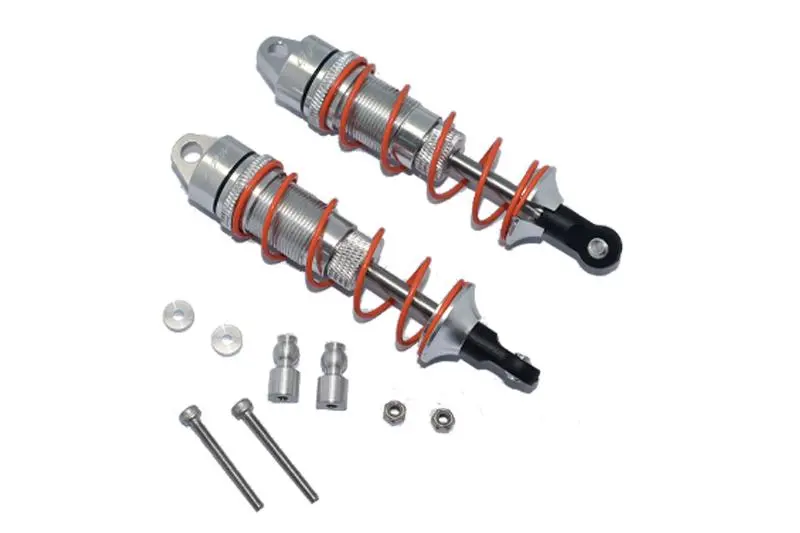 Arrma Senton 6S Blx (Ar102654) Aluminum Front Adjustable Dampers 100Mm - 10Pc Set Silver 1