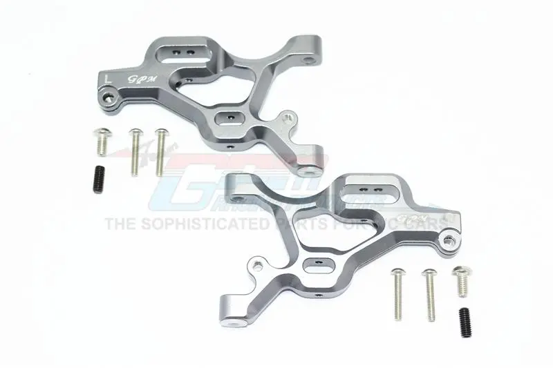 Arrma Senton 6S Blx (Ar102654) Aluminum Front Lower Arms - 1Pr Set Gray Silver 1