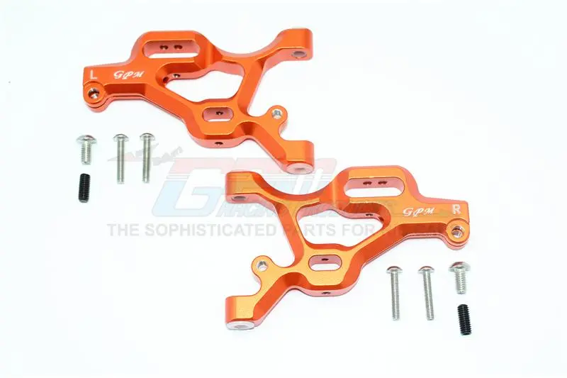 Arrma Senton 6S Blx (Ar102654) Aluminum Front Lower Arms - 1Pr Set Orange 1