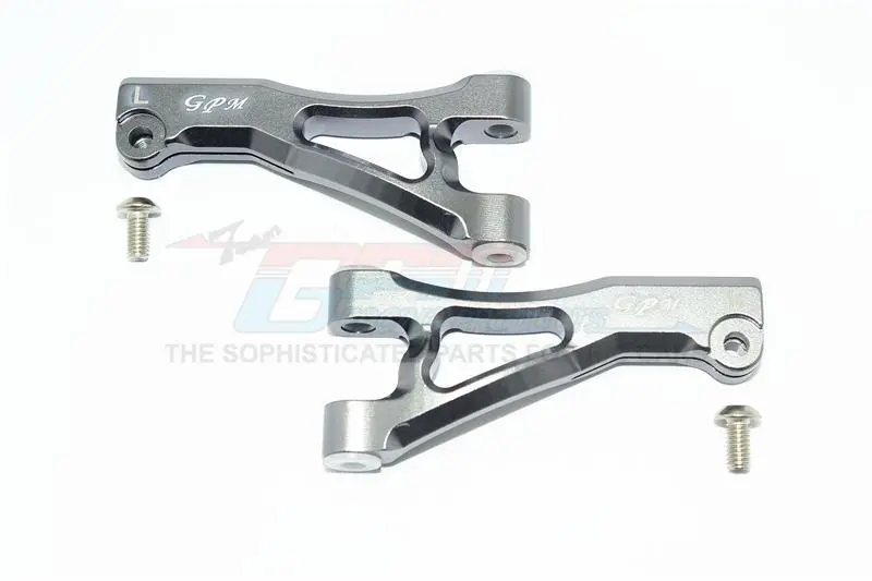 Arrma Senton 6S Blx (Ar102654) Aluminum Front Upper Arms - 1Pr Set Gray Silver 1