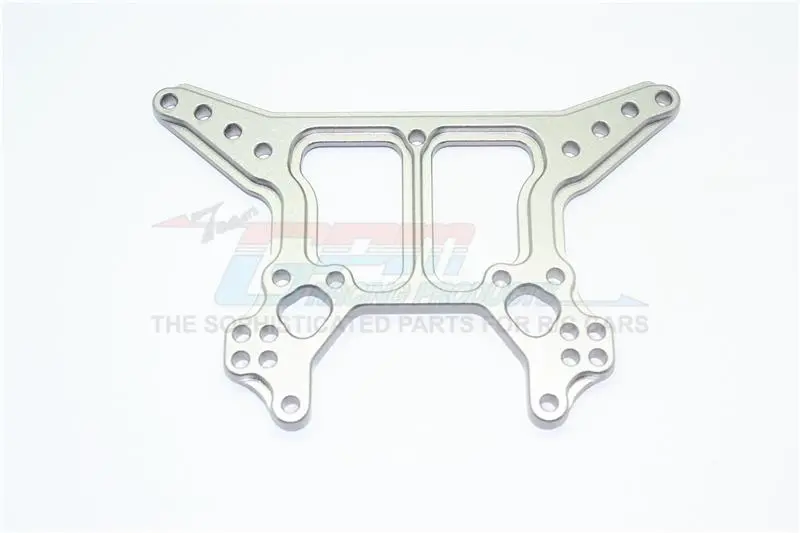 Arrma Senton 6S Blx (Ar102654) Aluminum Rear Damper Plate - 1Pc Set Gray Silver 1