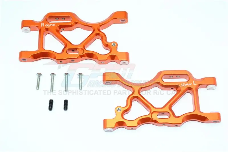 Arrma Senton 6S Blx (Ar102654) Aluminum Rear Lower Arms - 1Pr Set Orange 1