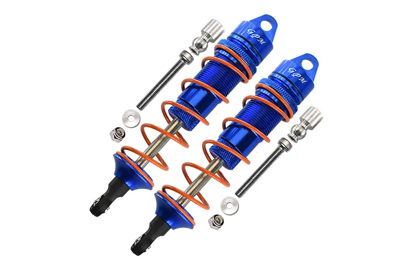 Arrma Senton 6S Blx (Ar102654) & Typhon 6S Blx (Ar106013) Aluminum Rear Adjustable Dampers 110Mm - 1Pr Set Blue 1