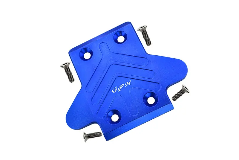 Arrma Senton / Outcast / Notorious 6S Blx Aluminum Front Chassis Protection Plate - 1Pc Set Blue 1