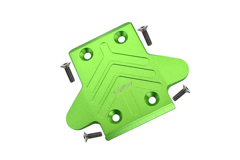 Arrma Senton / Outcast / Notorious 6S Blx Aluminum Front Chassis Protection Plate - 1Pc Set Green 1
