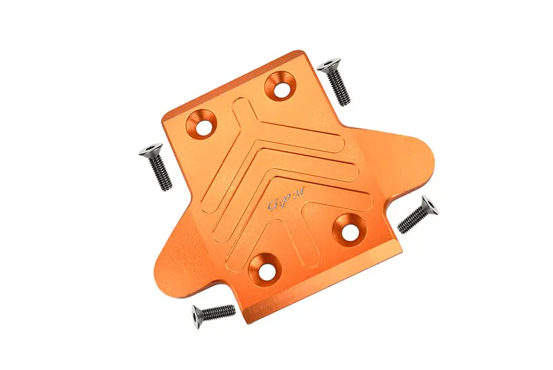Arrma Senton / Outcast / Notorious 6S Blx Aluminum Front Chassis Protection Plate - 1Pc Set Orange 1
